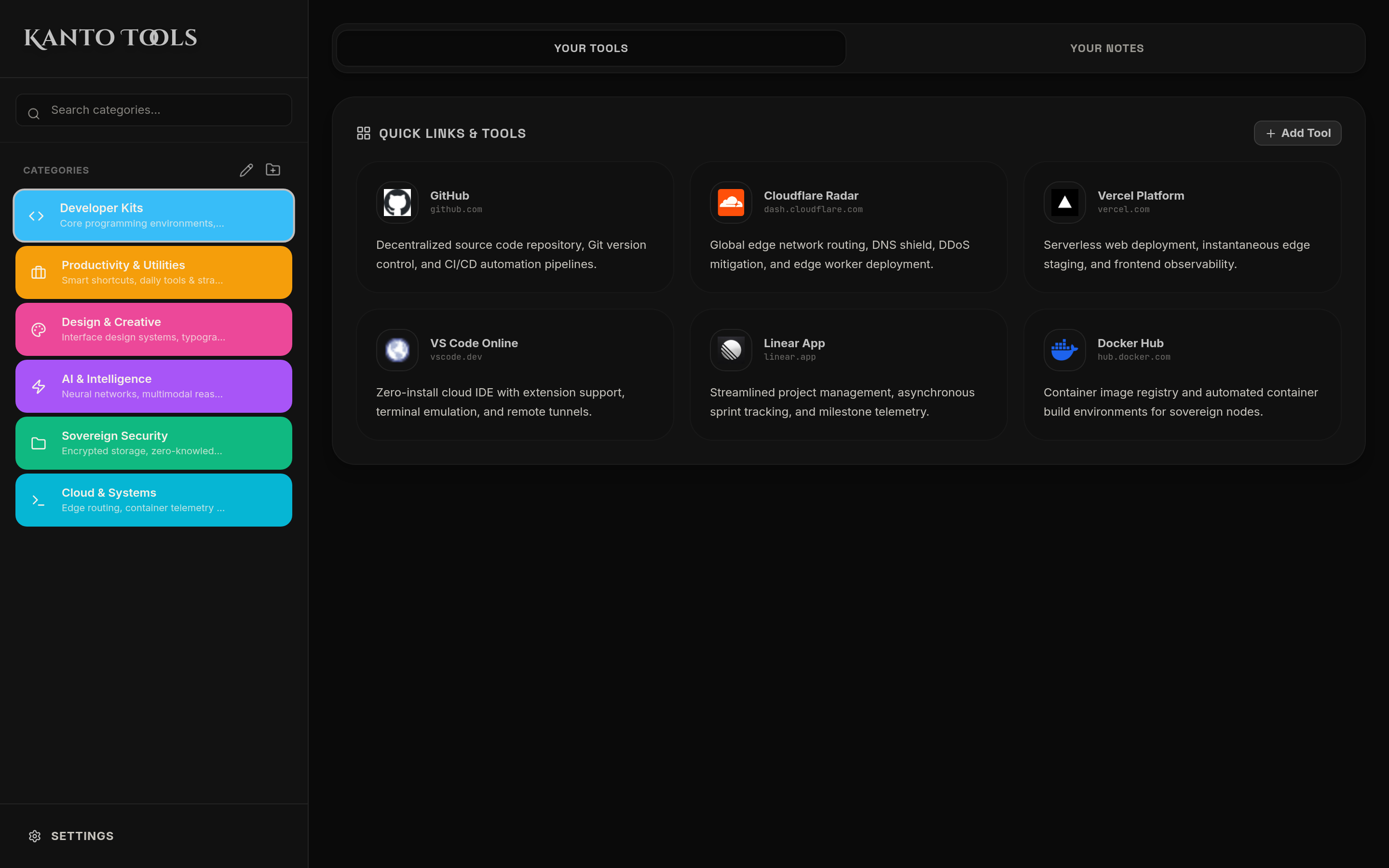 Kanto Tools Hub preview